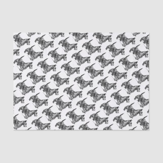 Scottie Dogs Tissue Paper (Front)