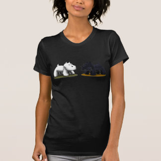 Scottie et T-shirt de Westie