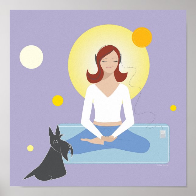 Scottie Gal Méditation - Poster (Devant)