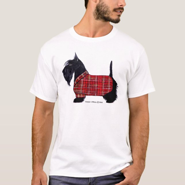 Scottie Holiday Jacket T-Shirt (Front)