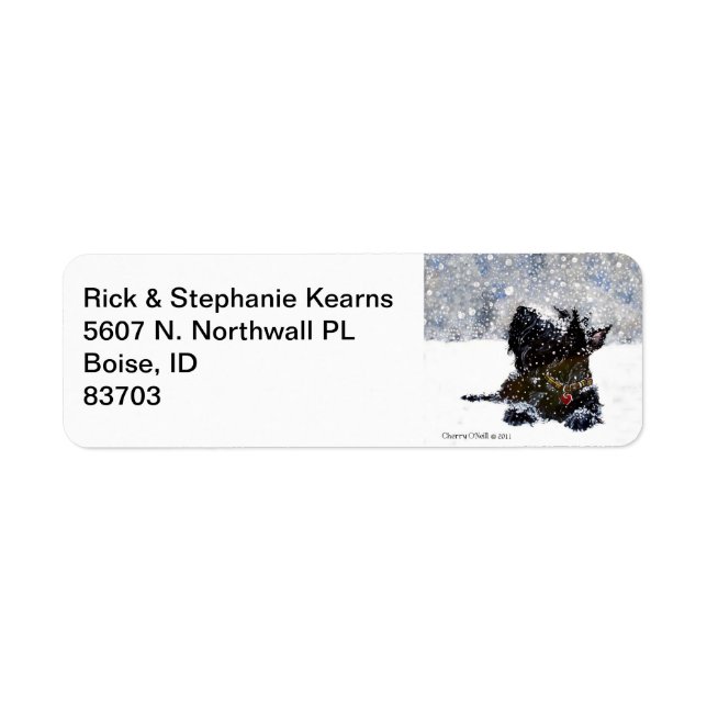 Scottie in Snow (Front)