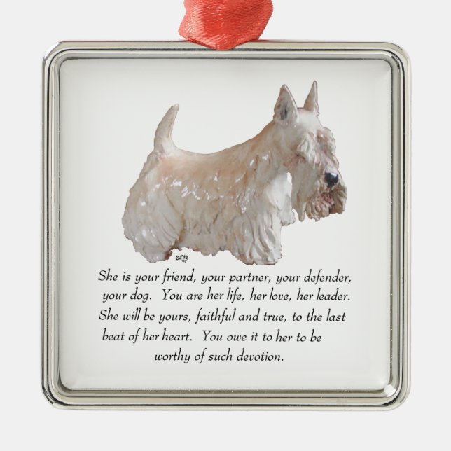 Scottie Keepsake Ornament (Front)