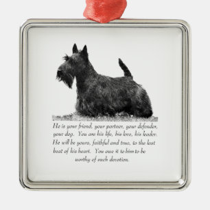 Scottie Keepsake Ornament - MALE