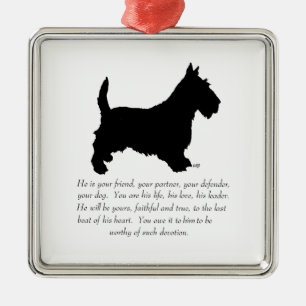 Scottie Keepsaké Ornement - MALE Dog