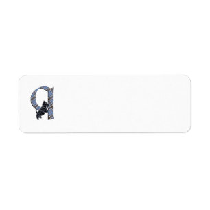 SCOTTIE Monogram Q Address Labels
