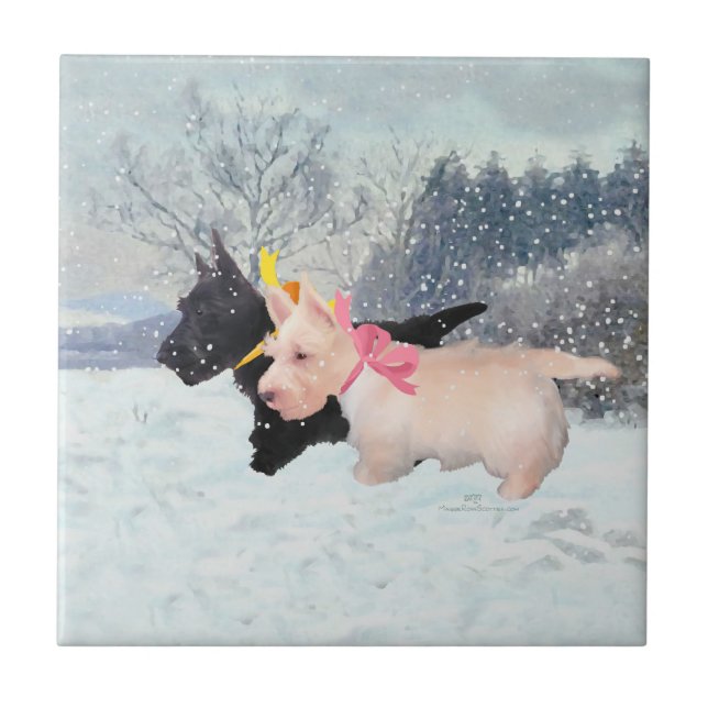 Scottie Pups Tile (Front)