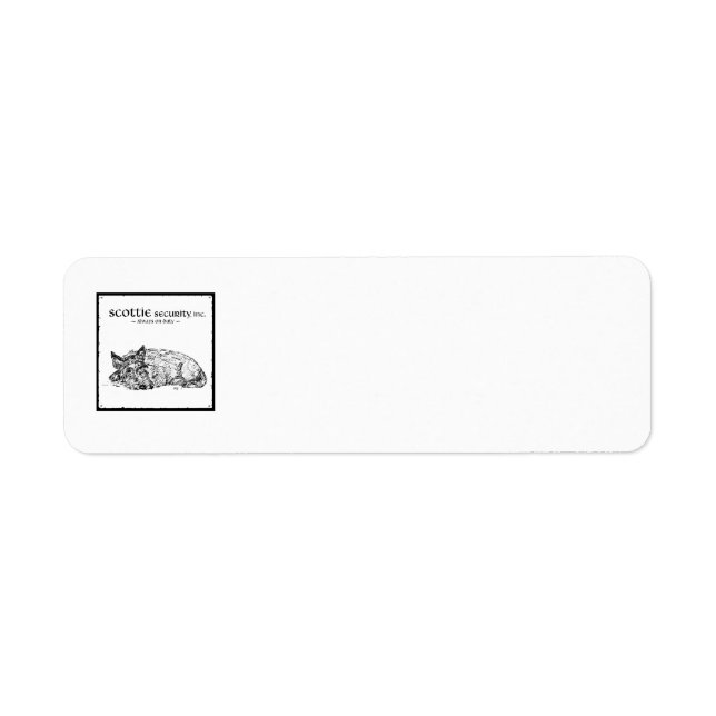 SCOTTIE Return Address Labels (Front)