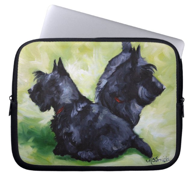 Scottie Scottish Terrier Dog Laptop Case (Front)