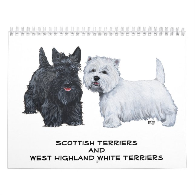Scotties and Westies CALENDAR (Cover)