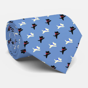 Scotties At Play Personalize Tie