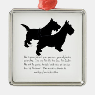 Scotties Keepsake Ornament - MALE