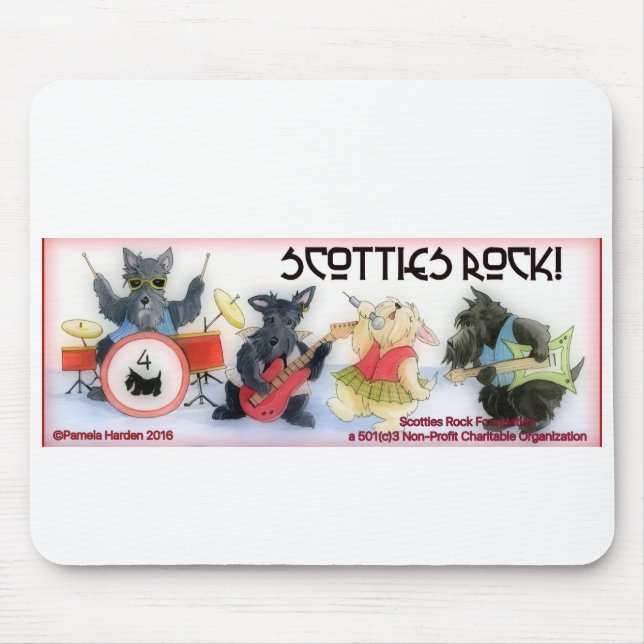 Scotties Rock Foundation mousepad (Front)