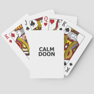 Scottish Accent Scotland Saying Calm Doon Scottish Playing Cards
