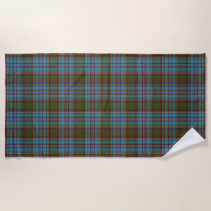 Scottish Accents Clan Anderson Tartan Beach Towel