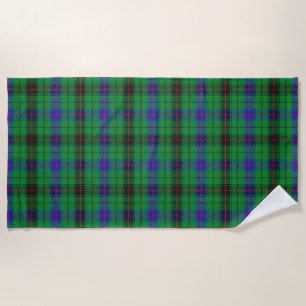 Scottish Accents Clan Davidson Tartan Beach Towel