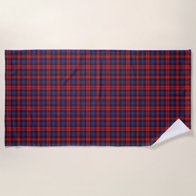 Scottish Accents Clan MacLachlan Tartan Beach Towel (Front)