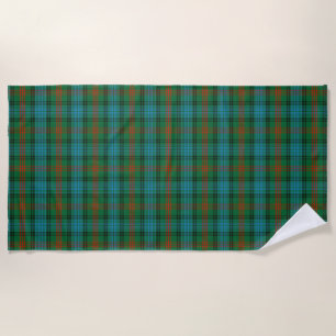 Scottish Accents Clan Ross Tartan Beach Towel
