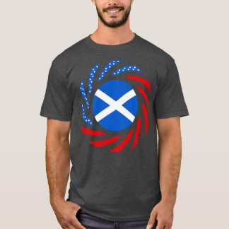 Scottish American Multinational Patriot Flag Serie T-Shirt