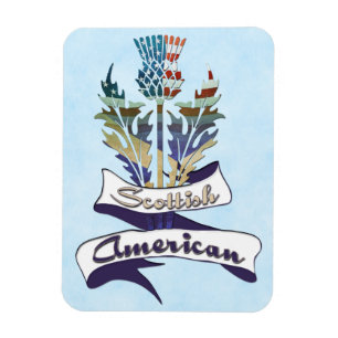 Scottish American Thistle Flexi Magnet