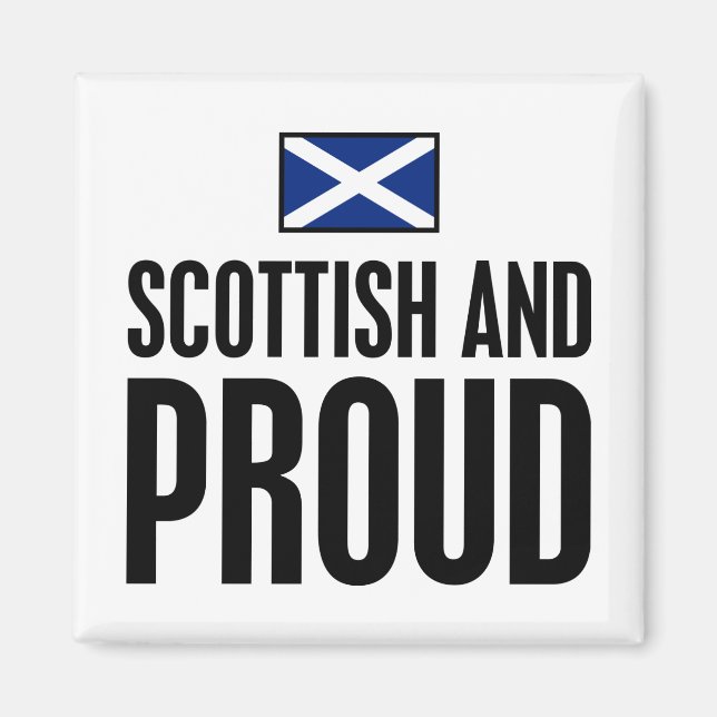 Scottish and Proud Magnet (Front)