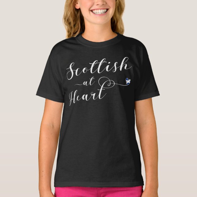 Scottish At Heart T-Shirt (Front)