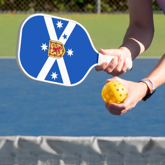 Scottish Australian (Heritage flag) Pickleball Paddle (Insitu)