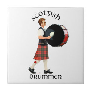 Scottish Base Drummer Tile