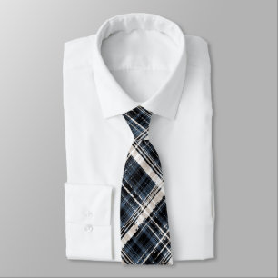 Scottish ,black and white ,tartan,stylish, classic tie