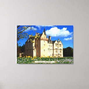 Scottish Brodie Clan's Morayshire Castle Canvas Print