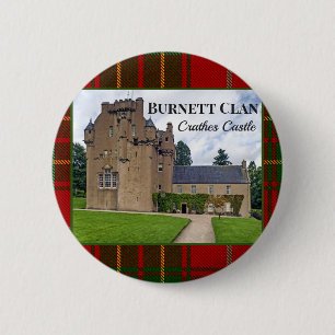 Scottish Burnett Clan Crathes Castle Garden Photo 2 Inch Round Button