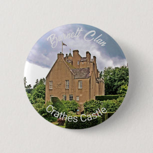 Scottish Burnett Clan's Crathes Castle Photo 2 Inch Round Button