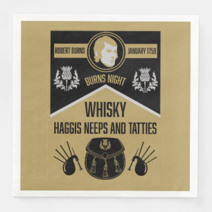 Scottish Burns Night Napkin