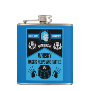 Scottish Burns Night Super Hip Flask