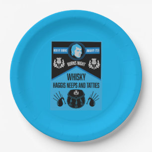 Scottish Burns Night Super Paper Plate
