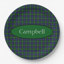 Scottish Campbell Family Tartan Personalized