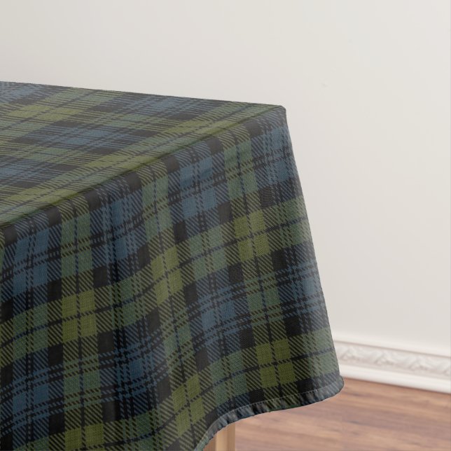 Scottish Campbell Tartan Tablecloth (In Situ)
