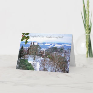 Scottish Castle Campbell & Clan Christmas Card