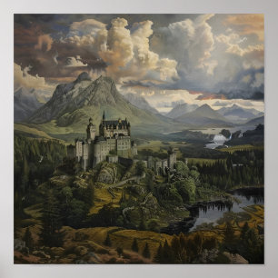 Scottish Castle Poster
