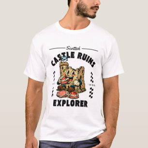 Scottish castle ruins explorer T-Shirt
