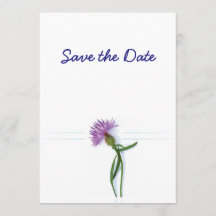 Scottish, Celtic Wedding Thistle Theme Save the Da