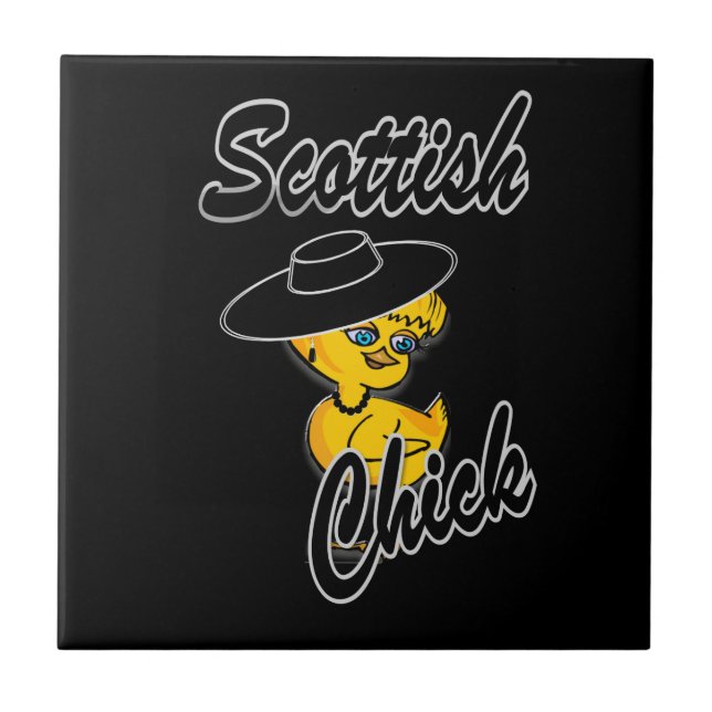 Scottish Chick #4 Tile (Front)