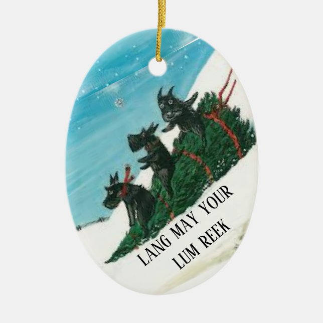 scottish christmas ornament (Front)