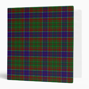 Scottish Clan Adams Tartan Plaid Binder
