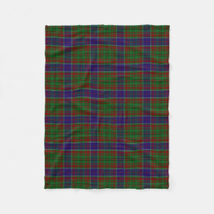 Scottish Clan Adams Tartan Plaid Fleece Blanket