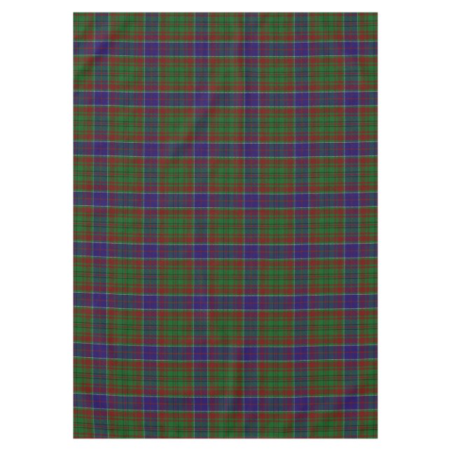 Scottish Clan Adams Tartan Plaid Tablecloth (Front)
