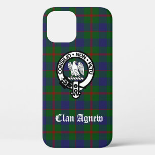 Scottish Clan Agnew Crest & Tartan iPhone 12 Case