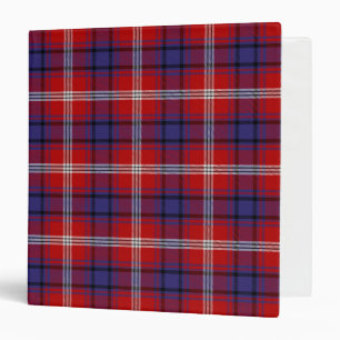Scottish Clan Ainslie Tartan Plaid Binder