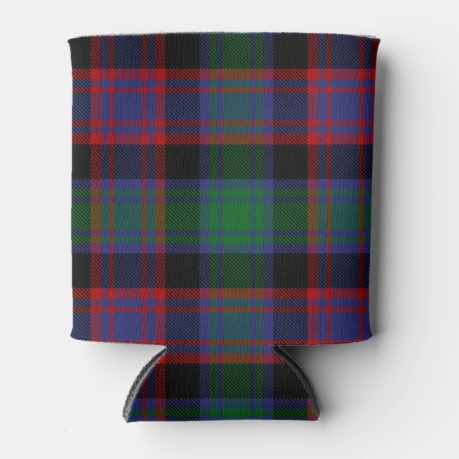 Scottish Clan Alexander Hunting Tartan Plaid Can Cooler (Front)