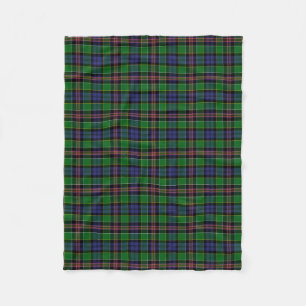 Scottish Clan Allison Tartan Plaid Fleece Blanket