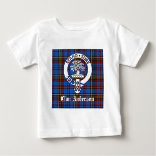 Scottish Clan Anderson Crest & Tartan Baby T-Shirt